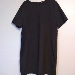 J. Crew 2X black dress